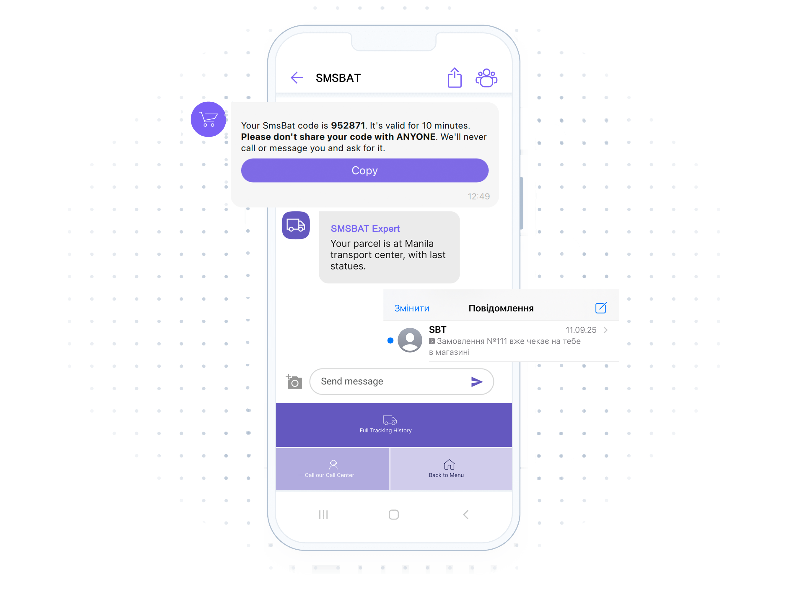 SMSBAT Cascade RESTful API